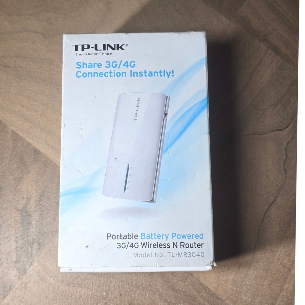 TP-Link TL-MR3040 Portable Battery Powered 3G/4G Wireless N Router White